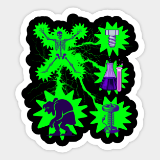 Frankenstein Clues Sticker